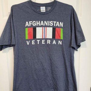 Afghanistan Veteran T-Shirt. XL.